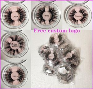 Entiers les cils de vison 3D de 25 mm 3D Faux Lash 100 Mink Extension des cils 5d Long Dramatic Eye Lashes DHL 4245565