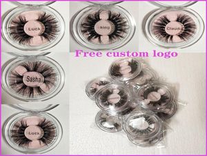 Entiers les cils de vison 3D plus récents de 25 mm 3d False Lash 100 Mink Extension des cils 5d Épais Long Dramatic Eye Lashes DHL 8151678