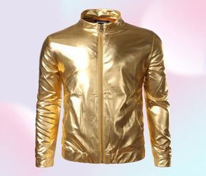 Veste brillante Men de nuit métallique entièrement ornée