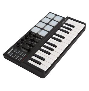 Whole Panda mini Mini clavier USB portable 25 touches et contrôleur MIDI de batterie 84961107389158