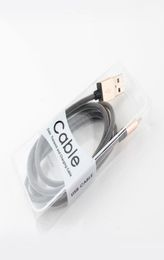 Boîte d'emballage de détail en plastique transparent de conception personnalisée entière pour le câble de chargement USB de transmission de données pour sans fil Sto8218211