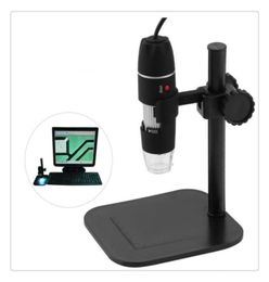 ELECTRONICA POLÍCULA POMICANTE USB 8 LED Digital Microscope Endoscopio Magnificador 50x1000x Medido de aumento9405949