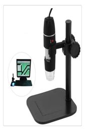 Electronics pratiques populaires entiers USB 8 LED Digital Camera Microscope Endoscope Magnificier 50x1000x Mesure de grossissement 7141345