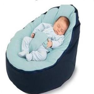 Whole-PROMOTION multicolore Baby Bean Bag Snuggle Bed Portable Seat Nursery Rocker multifonctionnel 2 tops bébé pouf chaise yw273G357B