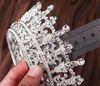 Enti￨rement reine Crown Tiara Wedding Bridal Crystal Righestone Hair Accessoires Band Band Silver Headpiece Princess Hair Jewelry Pro9077821