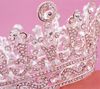 Enti￨rement reine Crown Tiara Wedding Bridal Crystal Righestone Hair Accessoires Band Band Silver Headpiece Princess Hair Jewelry Pro9077821