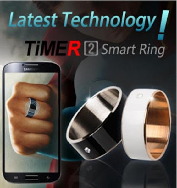 Anneaux entiers pour les femmes Men Smart Ring pour Android Smart Couple Rings Multifisection Fashion NFC Anneaux noirs pour NFC Samsung Xiao4175038
