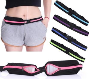 En cours d'exécution voyage taille poche Jogging sport Portable étanche cyclisme Bum sac extérieur téléphone antivol Pack ceinture Sport9315895