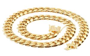 Hele ska sieraden wholale ronde Cubaanse sieraden 10k 14k 18k vaste gouden ketting ketting ketting charmes297f1349528