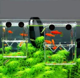 Hele kleine grote aquarium vissen broederij acryl acryl vissen tank fokkoker isolatiekast fokker doos ziekenhuis 6629430