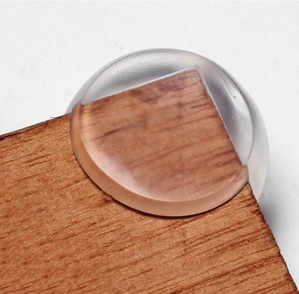 Table en verre à balle en caoutchouc transparent en tout soft