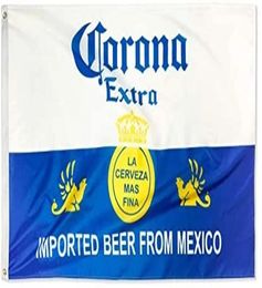 Stock entier 100polyester Corona Extra Beer Flag 3x5 Ft Banner1021135
