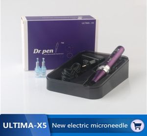 Hele ULTIMA X5 Draadloze Dermapen Drpen Ultima X5 Auto Elektrische Micro Naaldbatterijen Oplaadbare Dermapen Huidverzorging7770863