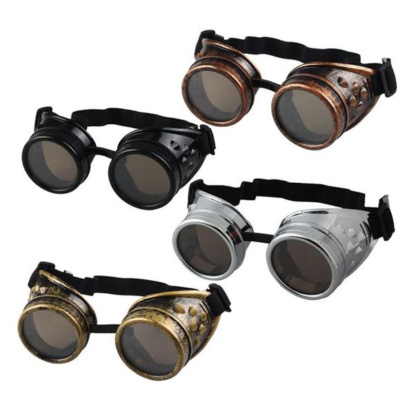 Lunettes Steampunk de Style victorien Vintage unisexe, lunettes de soudage Punk, lunettes de Cosplay, lunettes de soleil pour hommes et femmes Ey177C