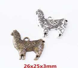 Breloques en alliage de Zinc en métal vintage entier pendentif alpaga pour les résultats de bijoux à bricoler soi-même 70386672323