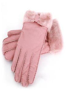 Hele warme winter dames lederen handschoenen echte wollen handschoenen vrouwen 100 kwaliteitsborging7358306