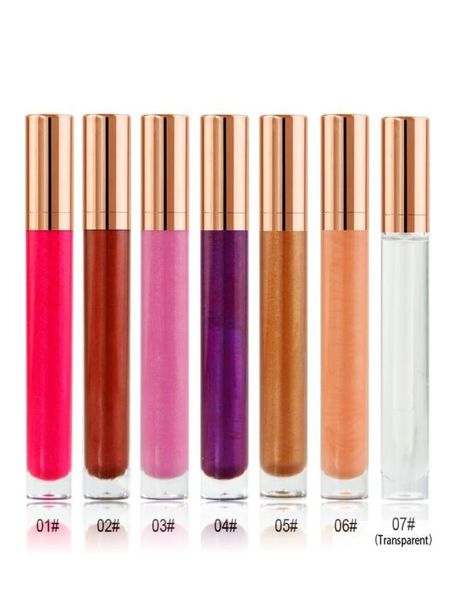 Whole Whater Water 7 Colors Shimmer Lip Gloss Sin logotipo makup lápices labiales brillantes lipales lipales lipales lipales de labio gloses maquetas cosméticas li4087020