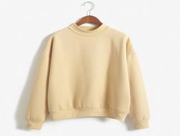 Hele weixinbuy 2017 moletom feminino pullover herfst dames hoodies casual sweatshirt candy outparden tops lange mouw9665690