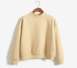 Hele weixinbuy 2017 moletom feminino pullover herfst dames hoodies casual sweatshirt candy outparden tops lange mouw3653064