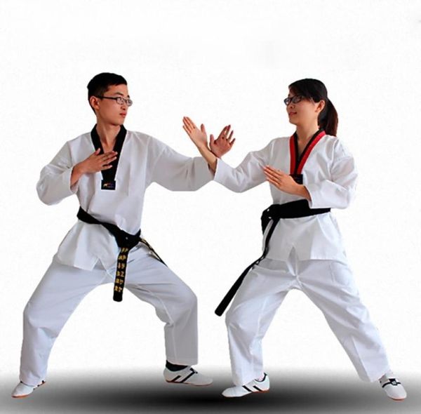 Uniforme à Taekwondo WTF blanc entier pour les enfants et le costume Taekwondo professionnel adulte pour la compétition et la formation6234088