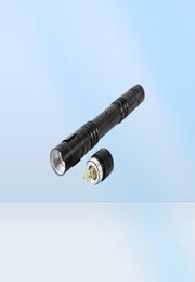 Lampes de poche LED XPE entières lampe torche Portable de poche extérieure 1 Mode 300LM stylo lumière étanche Penlight avec stylo Clip6673028