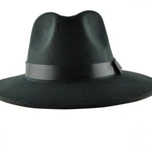 Tout-YOCCAS le long du chapeau d'hiver casquette de Jazz Vintage visière de scène hommes britanniques Sombreros Para Hombres chapeaux Fedora noirs pour Mens306b