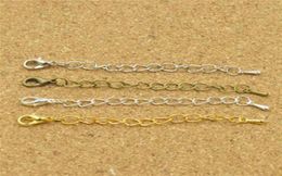 Hele 100pc 70 mm ketting armband ExtendedExtension sieradenketens staart extender kettingdruppels met kreeft klemps diy bevindingen3198237308