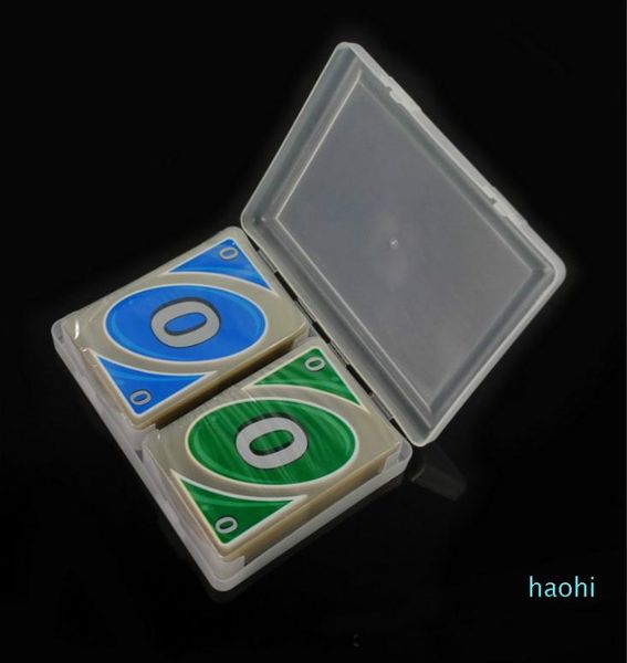 Whole108PCS qualité en plastique PVC Poker cartes à jouer imperméables cadeau créatif Durable Poker Poker jeu de société cards3771083