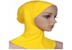 Whole1pc 24cm35cm Modal ajustable debajo de la bufanda sombrero gorra hueso capó Hijab islámico cabeza desgaste cuello cubierta del pecho elástico 9162185