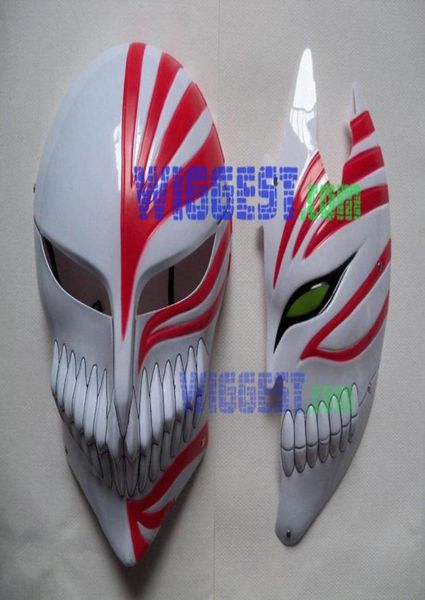Whole2 PCS Bleach Ichigo Kurosaki Bankai Hollow Mask Full and Half Cosplay Accesstes 4361963