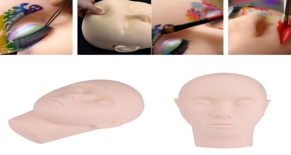 Whole2016 Nouveau arrivée Pro Training Mannequin Pratique à tête plate Flat Maling Up Eye Lash Extensions Couss Tools Cometic pour les femmes5946564