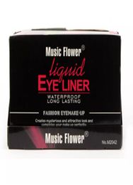 Whole2017 Eyeliner Delineador Muziekbloem 24 stuks Professionele Mode Kleur Make-up Kleur Vloeibare Eyeliner 6 Kleuren Waterproo4022198