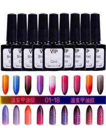 Hele36 kleuren keuzes uvampled sweet off nagelgel polish temperatuurverandering kleuren 10 ml nagels gel lacquerhttc367652864
