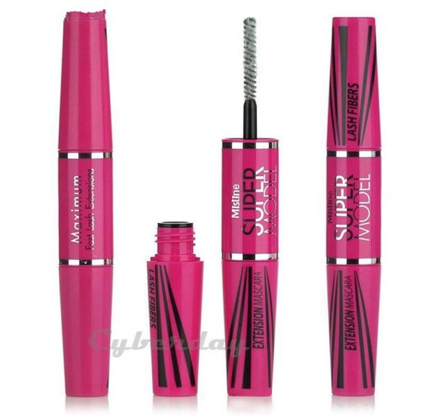 Whole4D double curseur maquillage mascaras pour cils allongeant épais curling imperméable maquillage yeux mascara FIBRE CILS MASCARA8533589