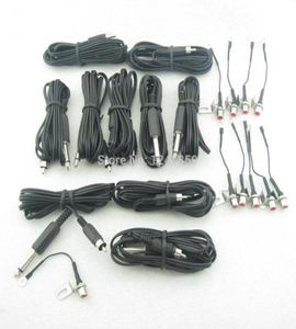 Whole5 ensembles noir RCA Jack Conversion tatouage pince d'alimentation cordon pour Kit d'alimentation de tatouage ensemble d'alimentation TCC058939221