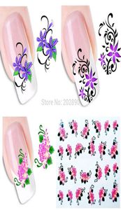 Whole50pcs Nieuwe Casual Nagelstickers Tijdelijke Tattoos Water Transfer Decals Wraps Folie Decoraties voor Nagels Tenen XF11011156357649