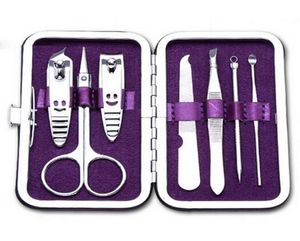 Outils de ongles entièrement pcs Nouveau arrivée manucure set Nail Care Clippers Ciseaux Travel Tooming Kits Case6360285