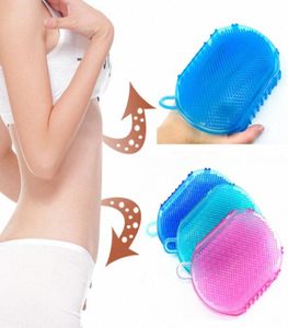 Wholeanti cellulitis terug badhandschoenen peeling doucheborstel lichaamsmassager siliconen exfoliërende borstel scrubber bad scrub gl6834606