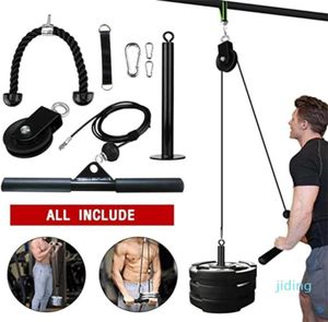 WholeFitness DIY Poulie Câble Machine Système de Fixation Bras Biceps Triceps Blaster Main Force Entraînement Gym À Domicile Entraînement E4662247