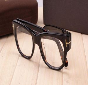 Frame entier Tom 5040 Brand Designer Plank Big Frame Eyeglass Formes For Women Retro Myopia Eyeglass With Case7518569