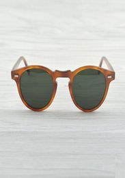 Brand de marque entiers entièrement concepteur hommes femmes lunettes de soleil oliver vintage polarisé sung186 rétro verres de soleil oculos de sol ov 518228l4162111