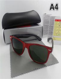 Brands de qualité tout entière Men de mode Men de soleil UV400 Sport extérieur Vintage Femmes Sunglasses Retro Eyewear avec boîte A4924252