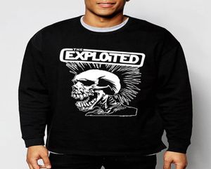 Wholehigh Qualité Hommes Sweatshirts Punk Rock l'Exploité 2016 Automne Hiver Mode Hoodies Hip Hop Survêtement Drôle Clo1893306