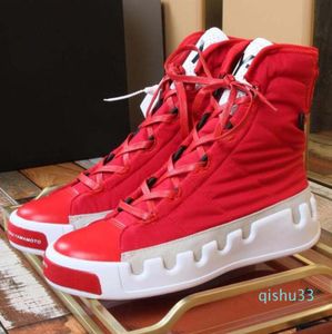 WOTILHigh CALIDAD Y3 Kaiwa Designer Zapatos Amarillo Chunky Yohji Shoes New Fashion Men Core White White Red informal 3152573