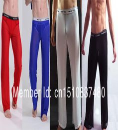 Wholemens Long Johns man man mannal sexy ondergoed mannen gay transparant mesh seethrough penis lange broek broek gym sport lang j4117827