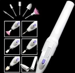 Wholenail Art Tip Electric Manicure teennail Drill File Tool Nail Grinder Polisher Set voor 7893504