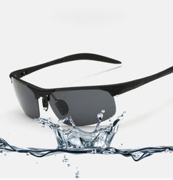 Wholenew Fashion Aluminium Polaris Sport Sport Sunglasses For Police Biker Driver Cool Shooting Lunes for Men Women 813601279