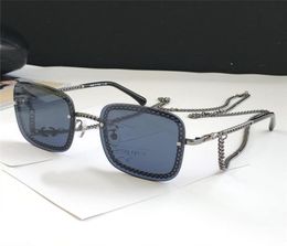 Wholenew Fashion Des lunettes de soleil Chaîne carrée carrée de connexion sans cadre UV400 Protection Eyewear populaire Sungla1691009