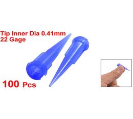 Wholenew Plastic Disppensing Aigned Tip 22 GAUGE 041mm Opening Taille Blue5764578