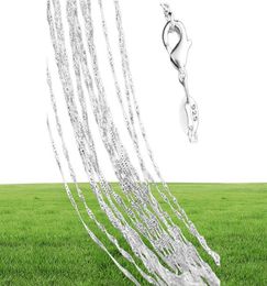 Hele promotie s hele vaste 925 sterling zilver prachtige watergolf ketting singapore ketting met kreeft clasps2162630